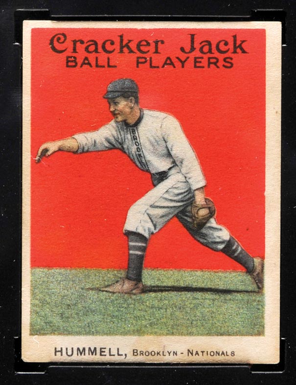 1915 E145-2 Cracker Jack #50 John Hummell (Hummel) Brooklyn (National) - Front