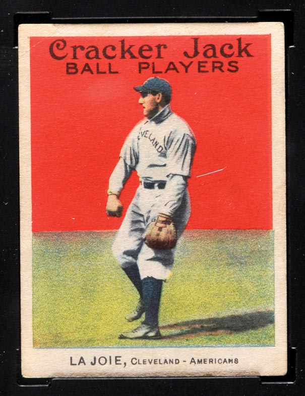 1915 E145-2 Cracker Jack #66 Nap Lajoie Cleveland (American) - Front