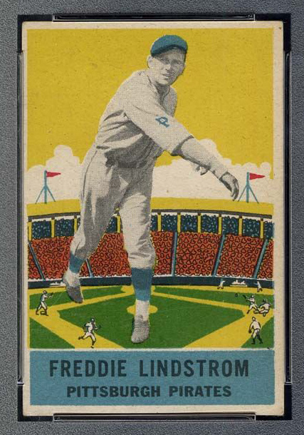 1933 DeLong #11 Freddie Lindstrom Pittsburgh Pirates - Front