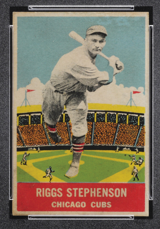 1933 DeLong #15 Riggs Stephenson Chicago Cubs - Front