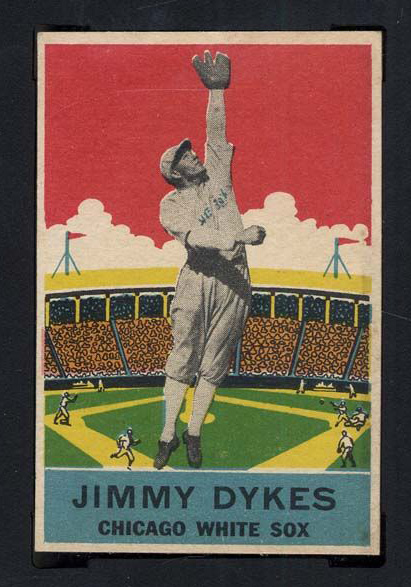 1933 DeLong #18 Jimmy Dykes Chicago White Sox - Front
