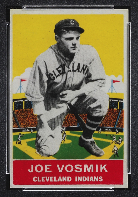 1933 DeLong #20 Joe Vosmik Cleveland Indians - Front