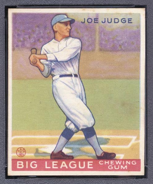 1933 Goudey #155 Joe Judge Brooklyn Dodgers - Front