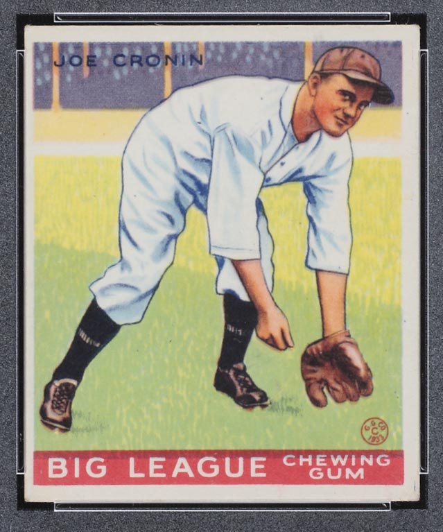 1933 Goudey #189 Joe Cronin Washington Senators - Front