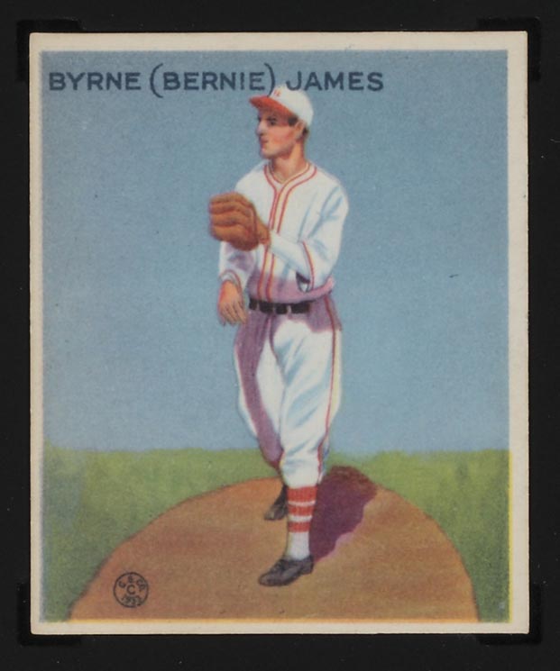 1933 Goudey #208 Byrne (Bernie) James New York Giants - Front