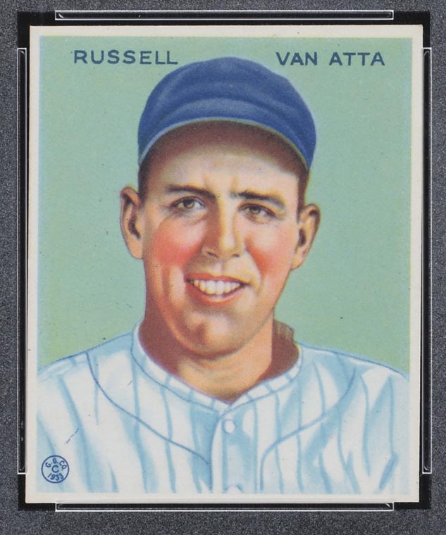 1933 Goudey #215 Russell Van Atta New York Yankees - Front