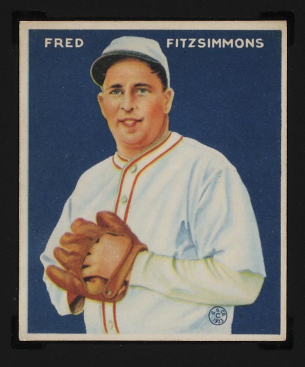 1933 Goudey #235 Fred Fitzsimmons New York Giants - Front