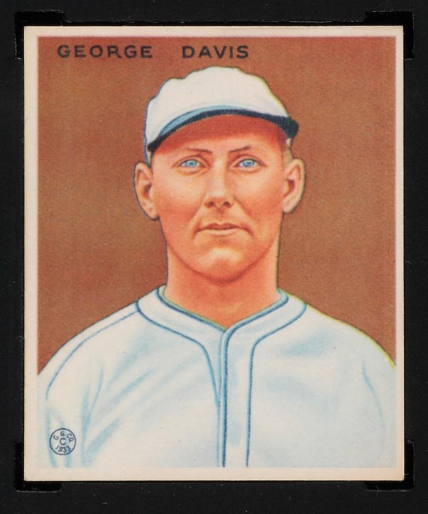 1933 Goudey #236 George Davis New York Giants - Front