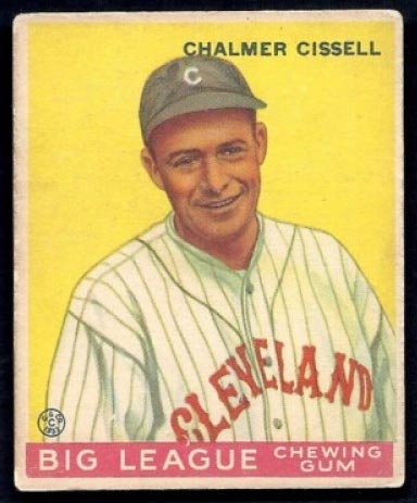 1933 Goudey #26 Chalmer Cissell Cleveland Indians - Front