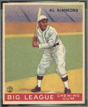 1933 Goudey #35 Al Simmons Chicago White Sox - Front