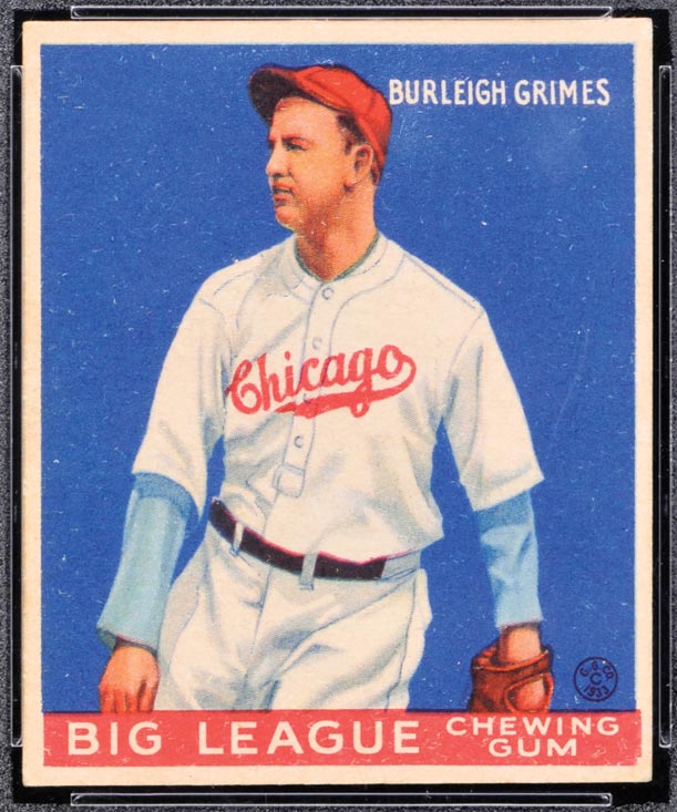 1933 Goudey #64 Burleigh Grimes Chicago Cubs - Front