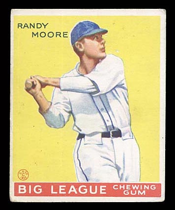 1933 Goudey #69 Randy Moore Boston Braves - Front