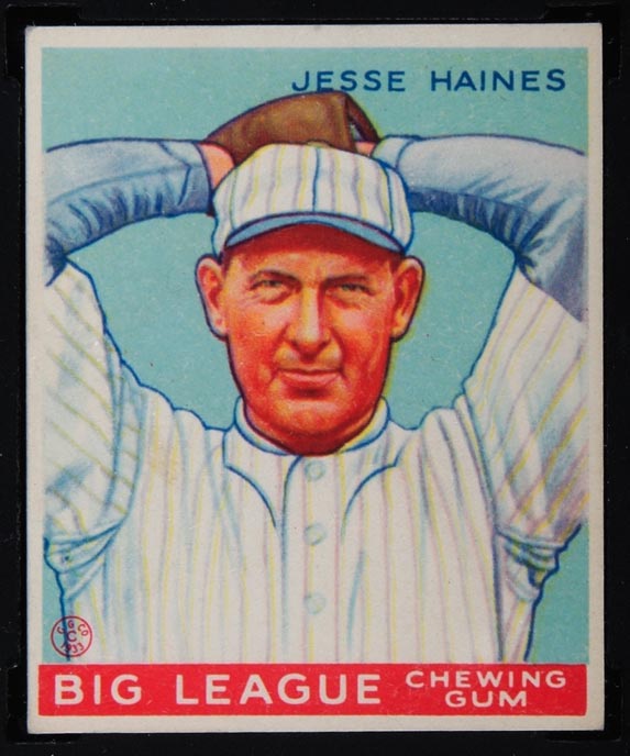 1933 Goudey #73 Jesse Haines St. Louis Cardinals - Front