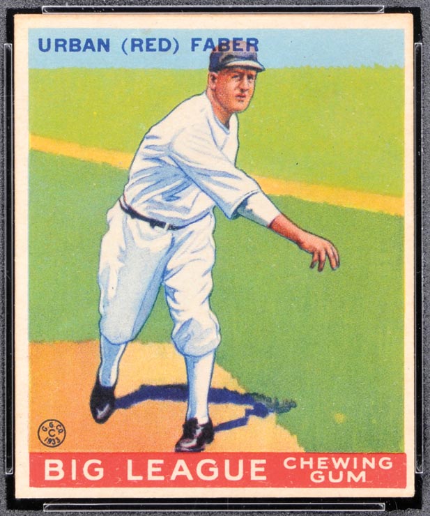 1933 Goudey #79 Urban (Red) Faber Chicago White Sox - Front