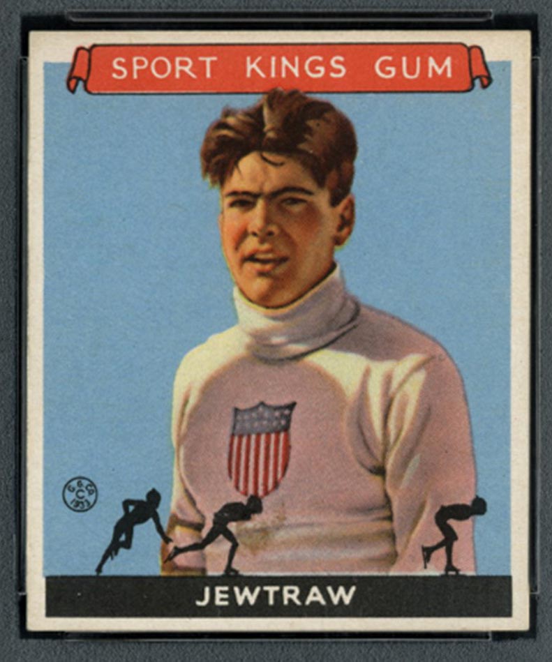 1933 Goudey Sport Kings #11 Charles Jewtraw Ice Skating - Front