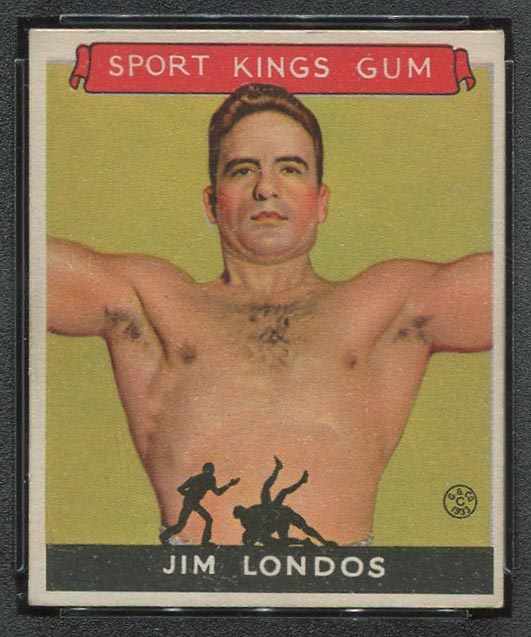 1933 Goudey Sport Kings #14 Jim Londos Wrestling - Front