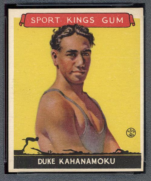 1933 Goudey Sport Kings #20 Duke Kahanamoku Swimming - Front