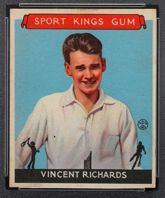 1933 Goudey Sport Kings #23 Vincent Richards Tennis - Front