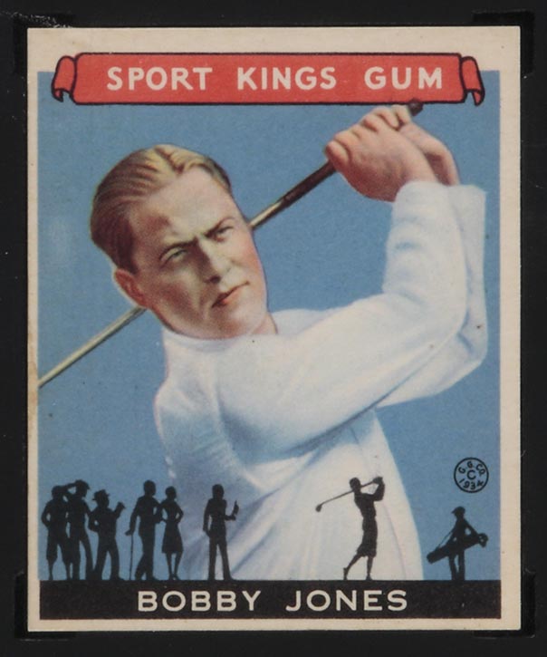 1933 Goudey Sport Kings #38 Bobby Jones Golf - Front