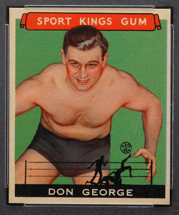 1933 Goudey Sport Kings #40 Ed Don George Wrestling - Front