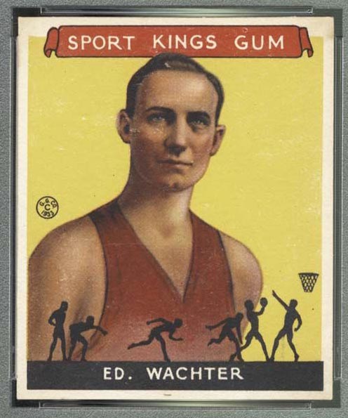 1933 Goudey Sport Kings #5 Ed Wachter Basketball - Front
