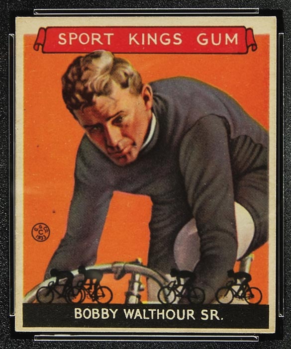 1933 Goudey Sport Kings #7 Bobby Walthour, Sr. Bicycling - Front