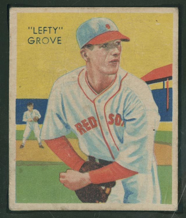 1934-1936 R327 Diamond Stars #1 “Lefty” Grove (1934) Boston Red Sox - Front
