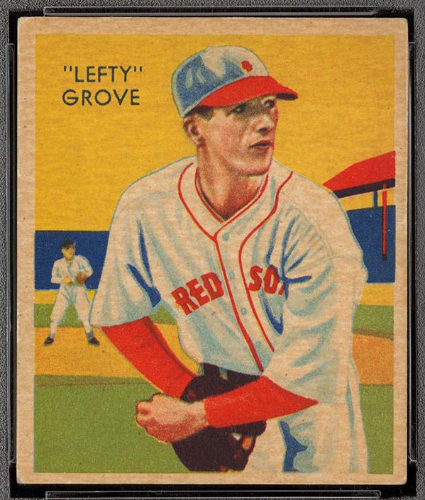 1934-1936 R327 Diamond Stars #1 “Lefty” Grove (1935) Boston Red Sox - Front