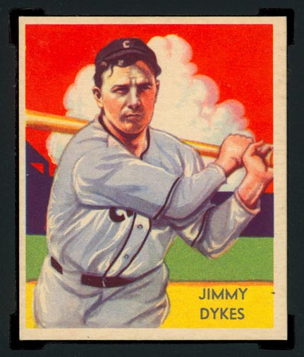 1934-1936 R327 Diamond Stars #42 Jimmy Dykes (1935) Chicago White Sox - Front