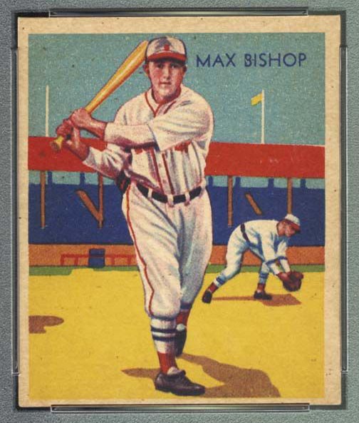 1934-1936 R327 Diamond Stars #6 Max Bishop (1935) Boston Red Sox - Front