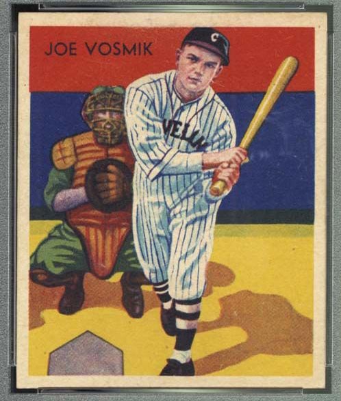 1934-1936 R327 Diamond Stars #8 Joe Vosmik (1935) Cleveland Indians - Front