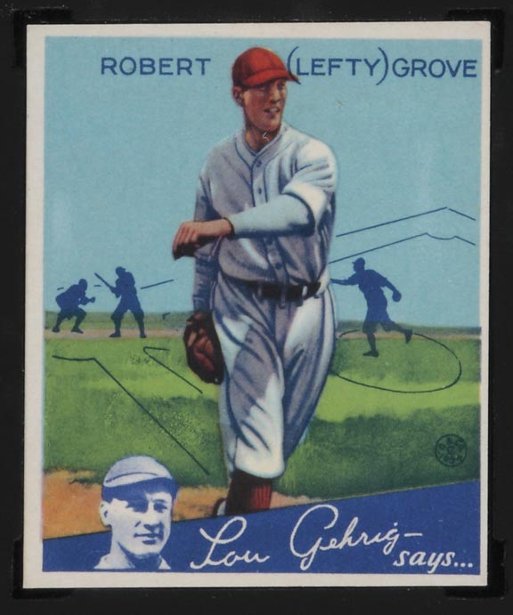 1934 Goudey #19 Robert (Lefty) Grove Boston Red Sox - Front