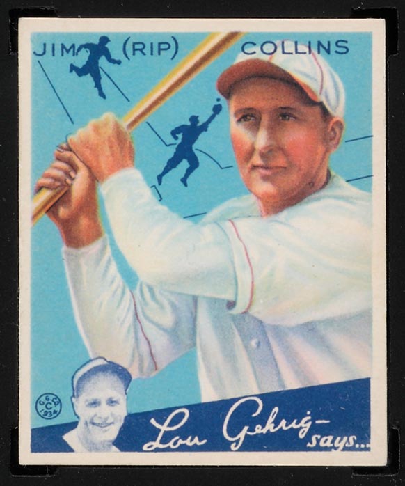 1934 Goudey #51 Jim (Rip) Collins St. Louis Cardinals - Front