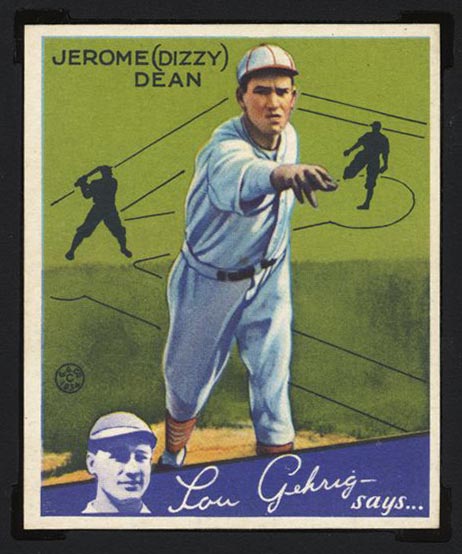 1934 Goudey #6 Jerome (Dizzy) Dean St. Louis Cardinals - Front