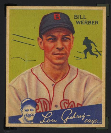 1934 Goudey #75 Bill Werber Boston Red Sox - Front