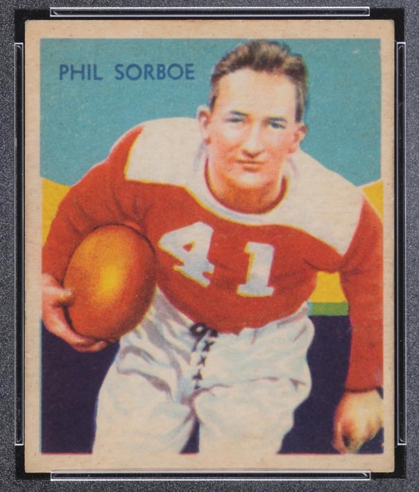 1935 National Chicle #14 Phil Sorboe Chicago Cardinals - Front