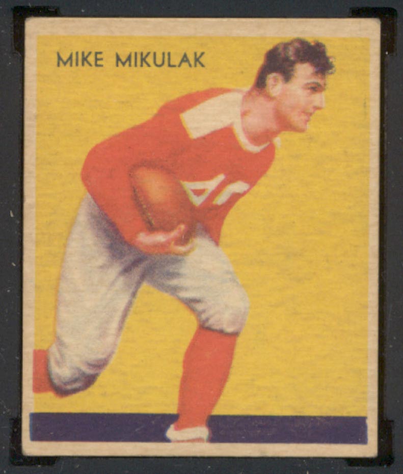 1935 National Chicle #18 Mike Mikulak Chicago Cardinals - Front