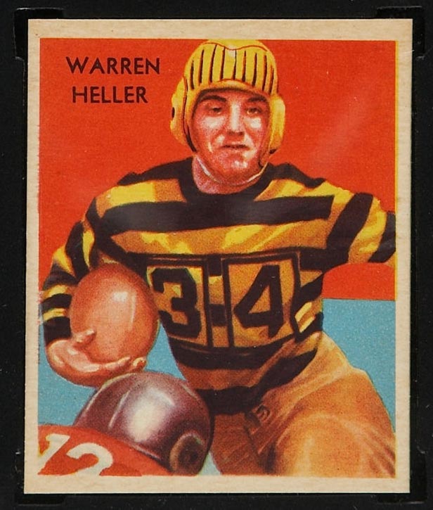 1935 National Chicle #20 Warren Heller Pittsburgh Pirates - Front
