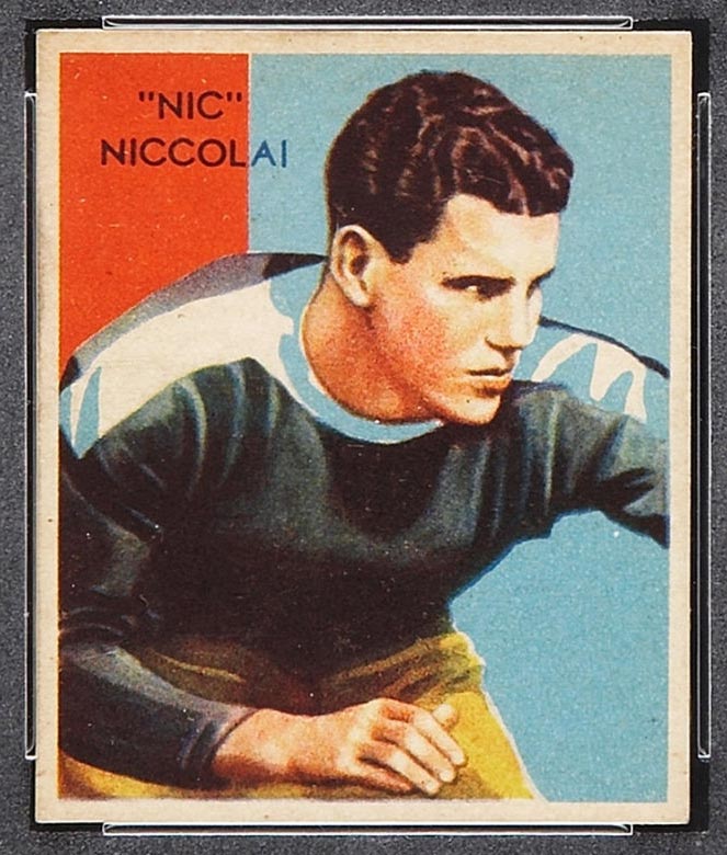 1935 National Chicle #31 Nic Niccolai Pittsburgh Pirates - Front