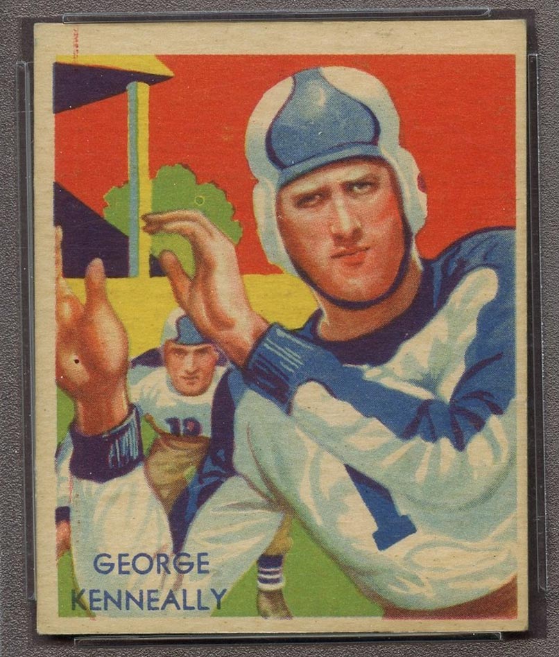 1935 National Chicle #3 George Kenneally Philadelphia Eagles - Front