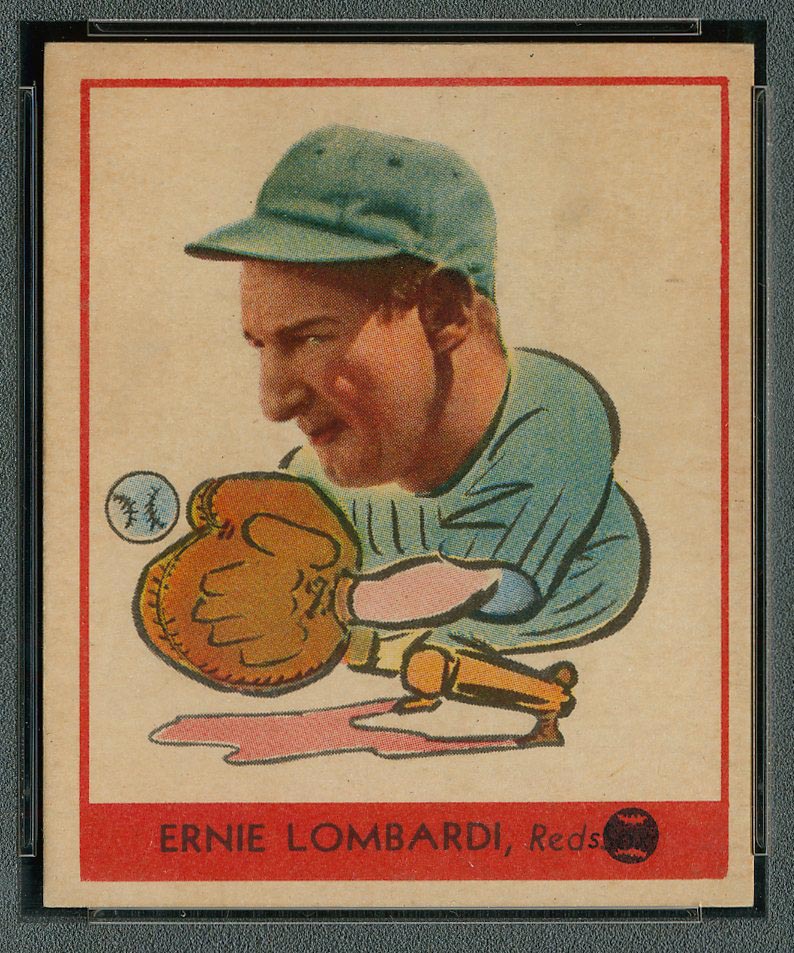 1938 Goudey #246 Ernie Lombardi Cincinnati Reds - Front