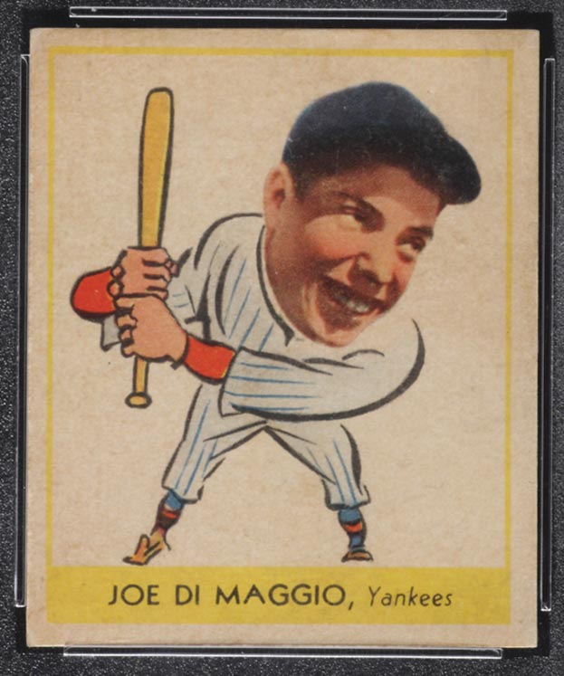 1938 Goudey #250 Joe DiMaggio New York Yankees - Front
