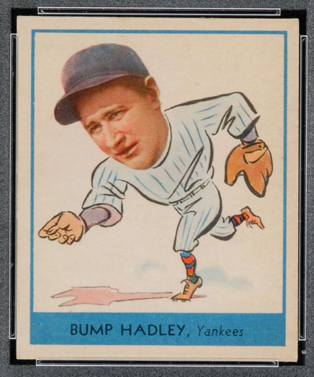 1938 Goudey #251 “Bump” Hadley New York Yankees - Front