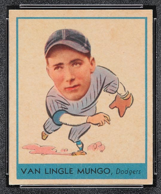 1938 Goudey #254 Van Lingle Mungo Brooklyn Dodgers - Front