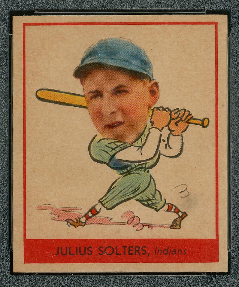 1938 Goudey #255 Julius Solters Cleveland Indians - Front
