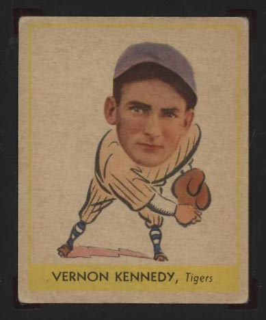1938 Goudey #256 Vernon Kennedy Detroit Tigers - Front