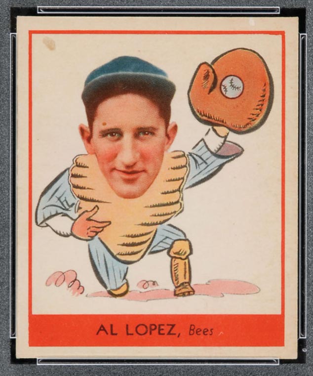 1938 Goudey #257 Al Lopez Boston Bees - Front