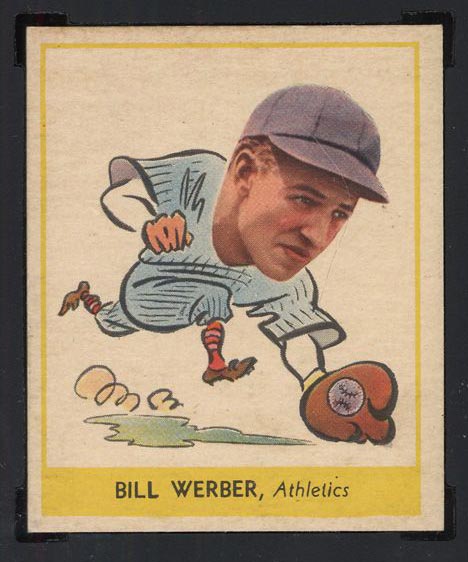 1938 Goudey #259 Bill Werber Philadelphia Athletics - Front