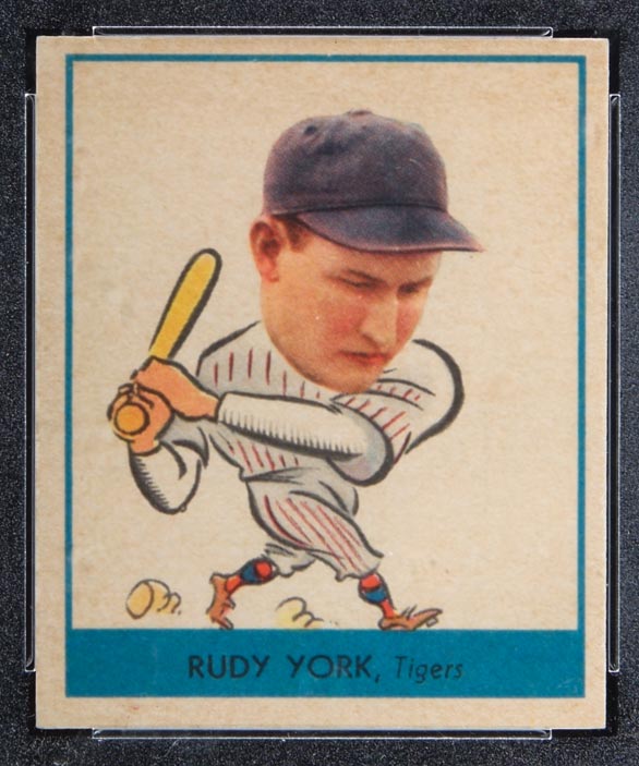 1938 Goudey #260 Rudy York Detroit Tigers - Front