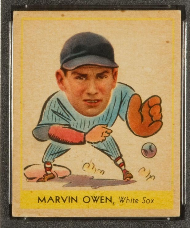 1938 Goudey #263 Marvin Owen Chicago White Sox - Front
